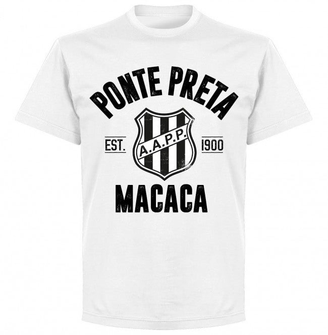 Ponte Preta Established T-Shirt - White - Terrace Gear