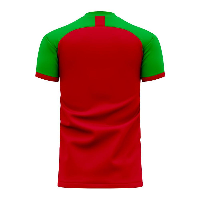 Portugal 2020-2021 Home Concept Football Kit (Fans Culture) - Kids (Long Sleeve)