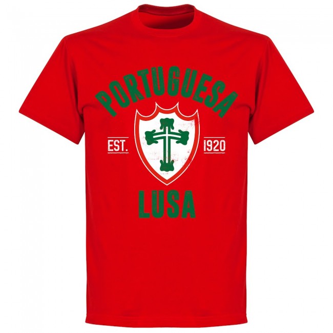 Portuguesa Established T-Shirt - Red - Terrace Gear