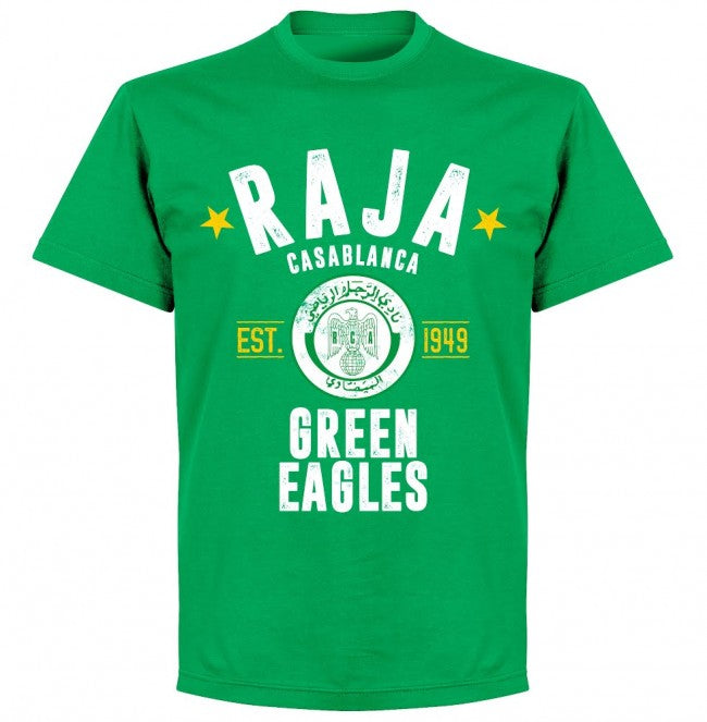 Raja Casablanca Established T-shirt - Green - Terrace Gear