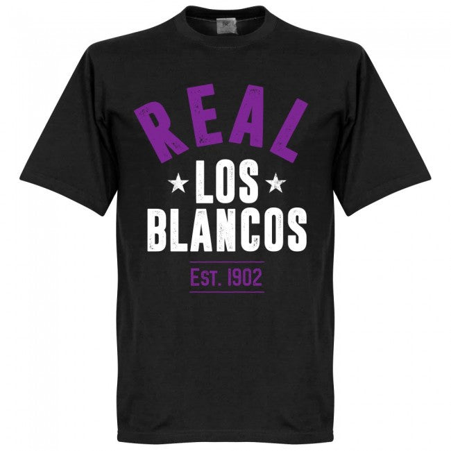 Real Established T-Shirt - Black - Terrace Gear