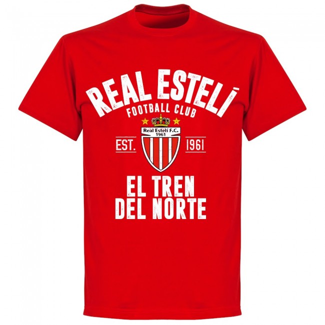 Real Esteli Established T-shirt - Red - Terrace Gear