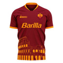 Roma 2020-2021 Home Concept Football Kit (Libero) (Your Name)