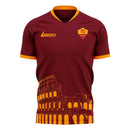 Roma 2020-2021 Home Concept Football Kit (Libero) - No Sponsor (Your Name)