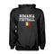 Romania Football Hoodie - Black