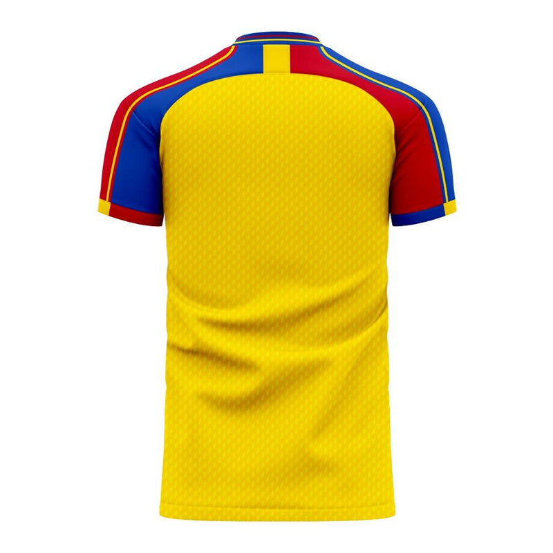 Romania 2020-2021 Home Concept Football Kit (Libero) - Kids