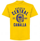 Rosario Central Established T-Shirt - Yellow - Terrace Gear