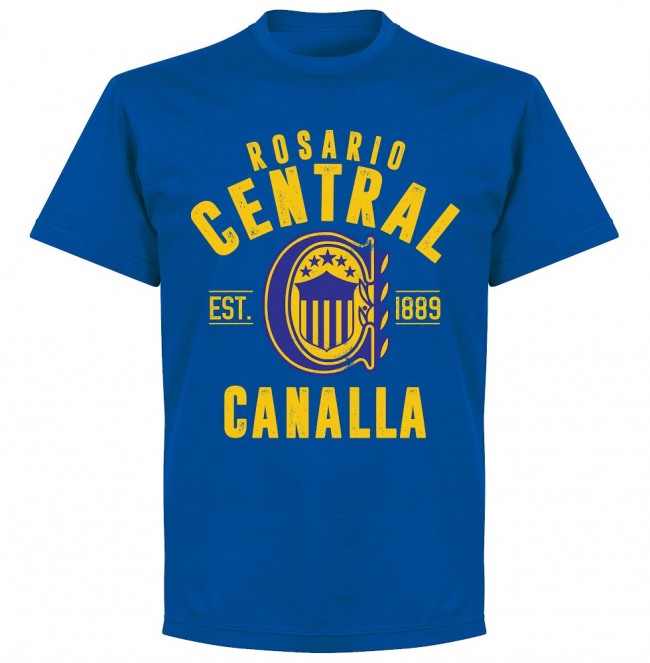 Rosario Central Established T-shirt- Royal - Terrace Gear