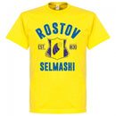 Rostov Established T-Shirt - Lemon Yellow - Terrace Gear