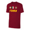 Roma 'Vintage 81/82' t-shirt - Crimson