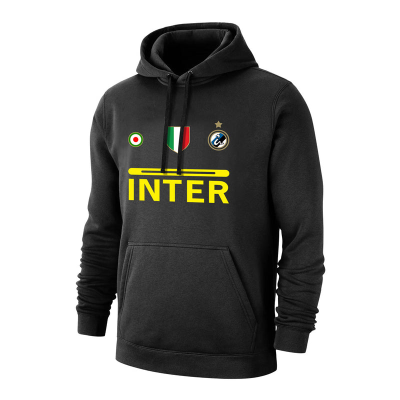 Inter 'Vintage 97/98' footer with hood - Black
