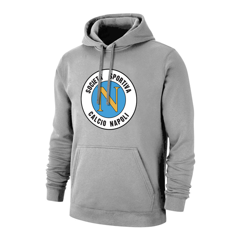 Napoli 'Retro Logo' footer with hood - Grey