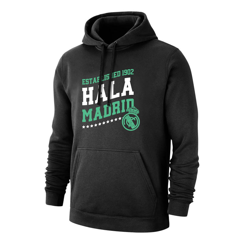 Real Madrid 'Hala Madrid' footer with hood - Black