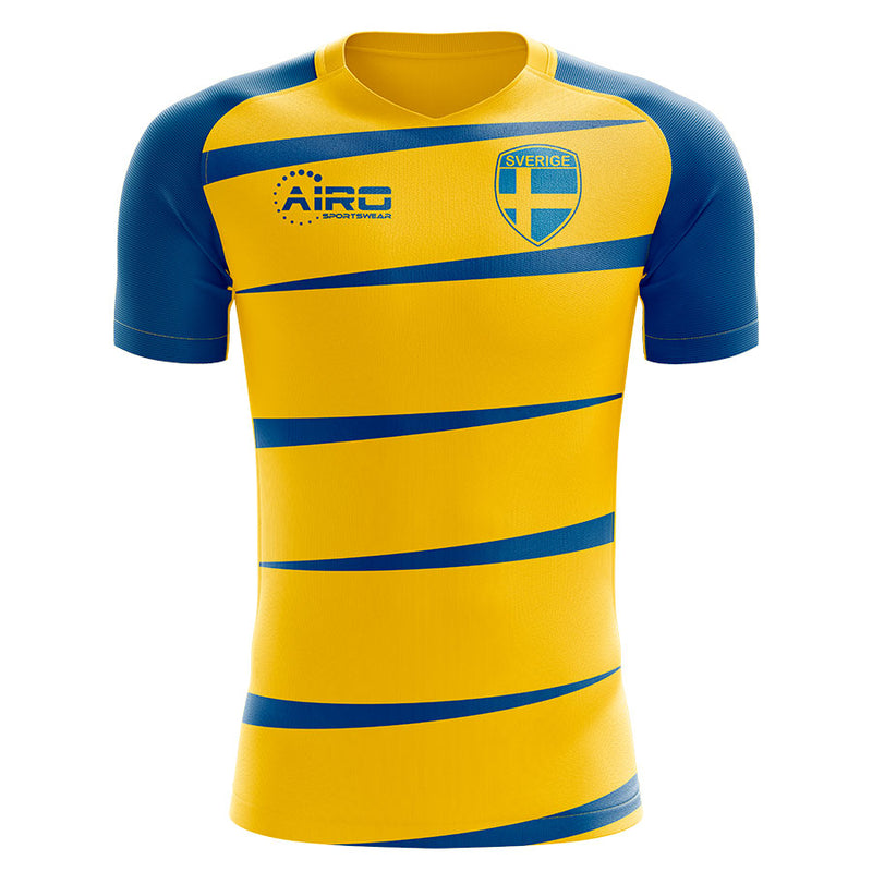 Sweden 2020-2021 Home Concept Football Kit (Airo) - Terrace Gear