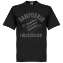 Sampdoria Established T-Shirt - Black - Terrace Gear