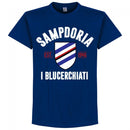 Sampdoria Established T-Shirt - Ultramarine - Terrace Gear