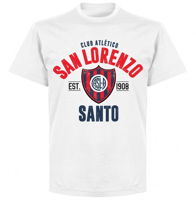 San Lorenzo Established T-Shirt - White - Terrace Gear