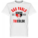 Sao Paulo Established T-Shirt - White - Terrace Gear