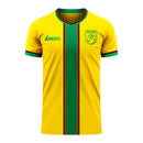 São Tomé and Príncipe 2020-2021 Home Concept Football Kit (Libero) - Kids (Long Sleeve)