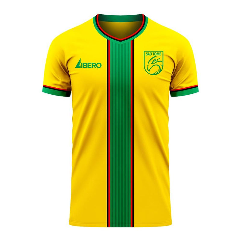 São Tomé and Príncipe 2020-2021 Home Concept Football Kit (Libero) - Kids