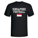 Singapore Football T-Shirt - Black