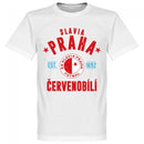 Slavia Prague Established T-Shirt - White - Terrace Gear