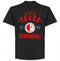 Slavia Prague Established T-shirt - Black - Terrace Gear