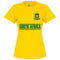 South Africa Team Womens T-Shirt - Yellow