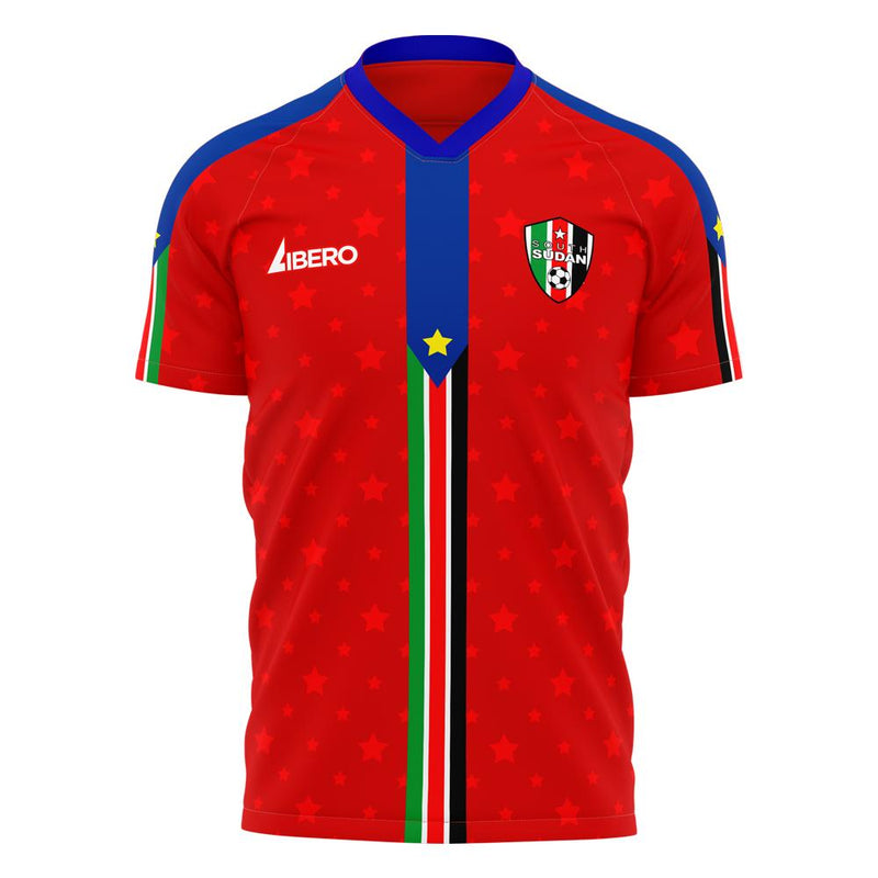 South Sudan 2021-2022 Away Concept Football Kit (Libero) - Kids (Long Sleeve)