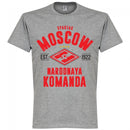 Spartak Moscow Established T-Shirt - Grey - Terrace Gear