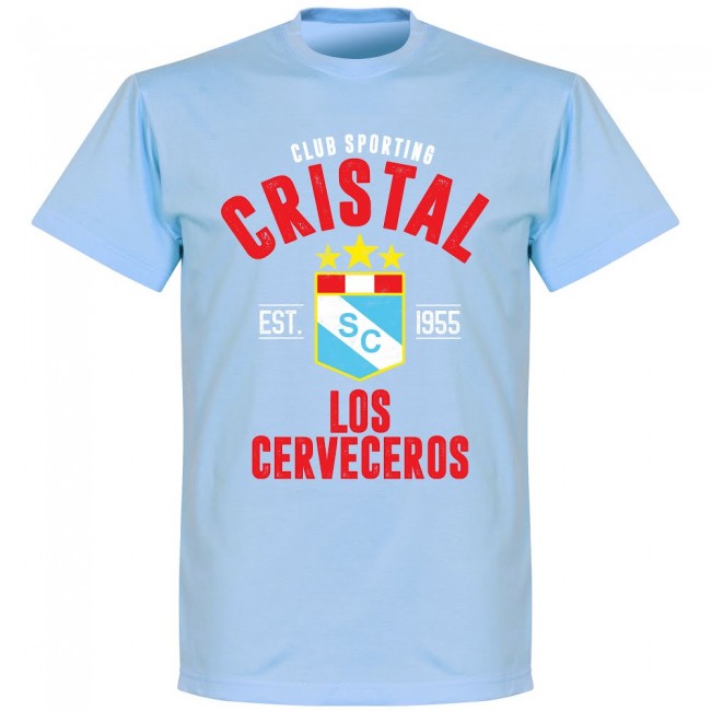 Sporting Cristal Established T-Shirt - Sky - Terrace Gear