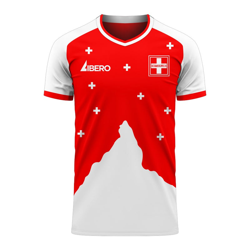 Switzerland 2022-2023 Home Concept Football Kit (Libero)