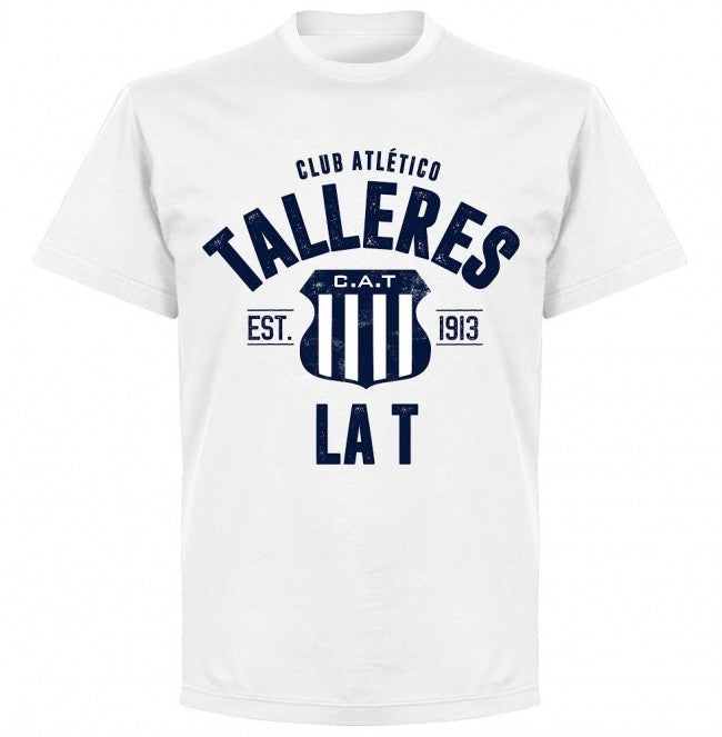 Talleres Established T-Shirt - White - Terrace Gear
