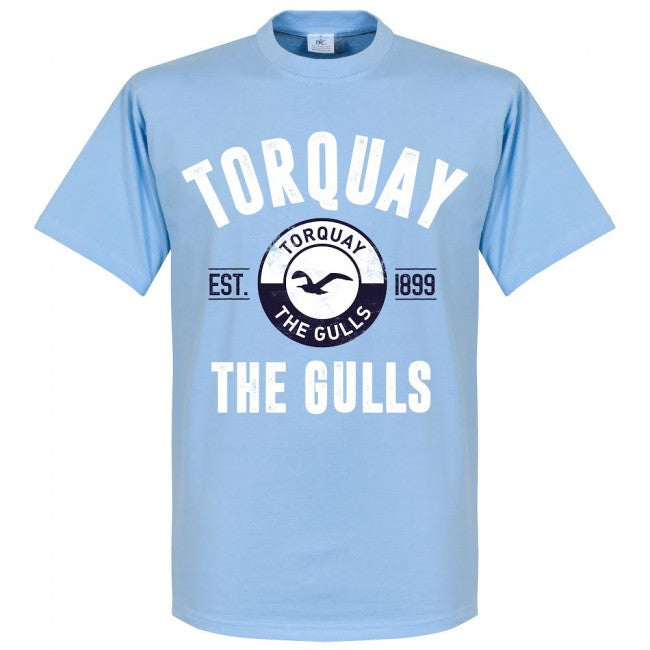 Torquay Established T-Shirt - Sky