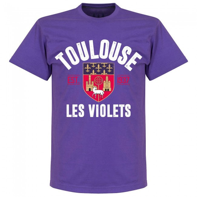 Toulouse Established T-Shirt - Purple - Terrace Gear