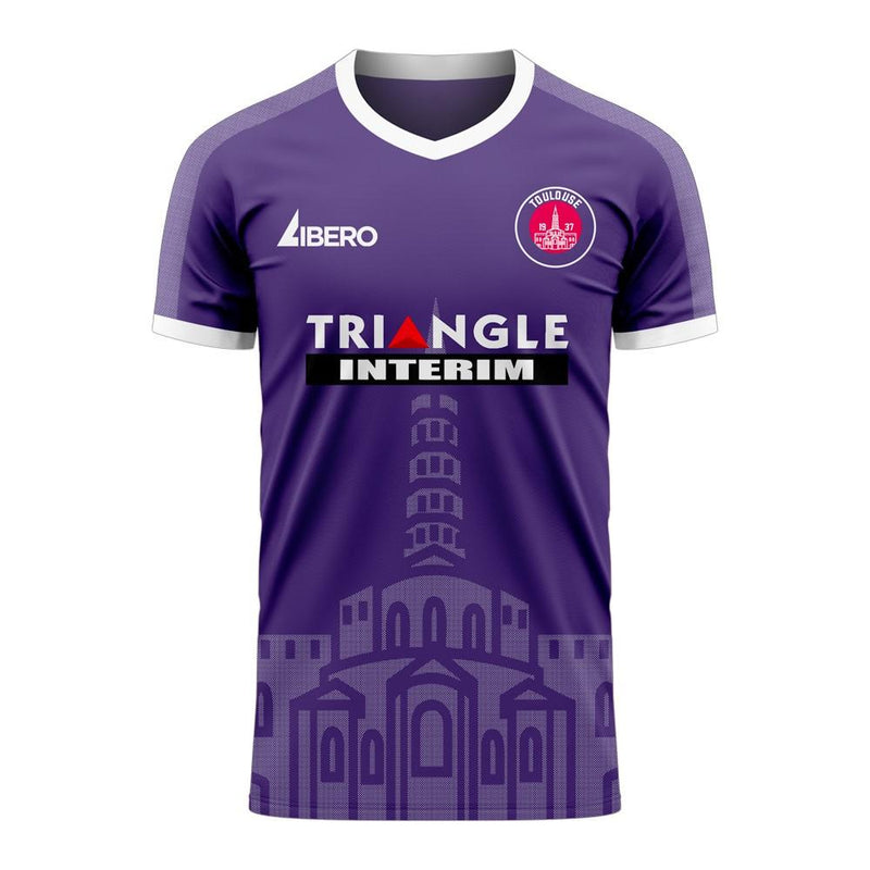 Toulouse 2020-2021 Home Concept Football Kit (Libero) - Kids (Long Sleeve)