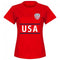 USA Levelle 16 Team Womens T-Shirt - Red