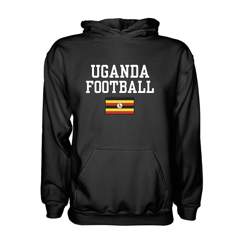 Uganda Football Hoodie - Black