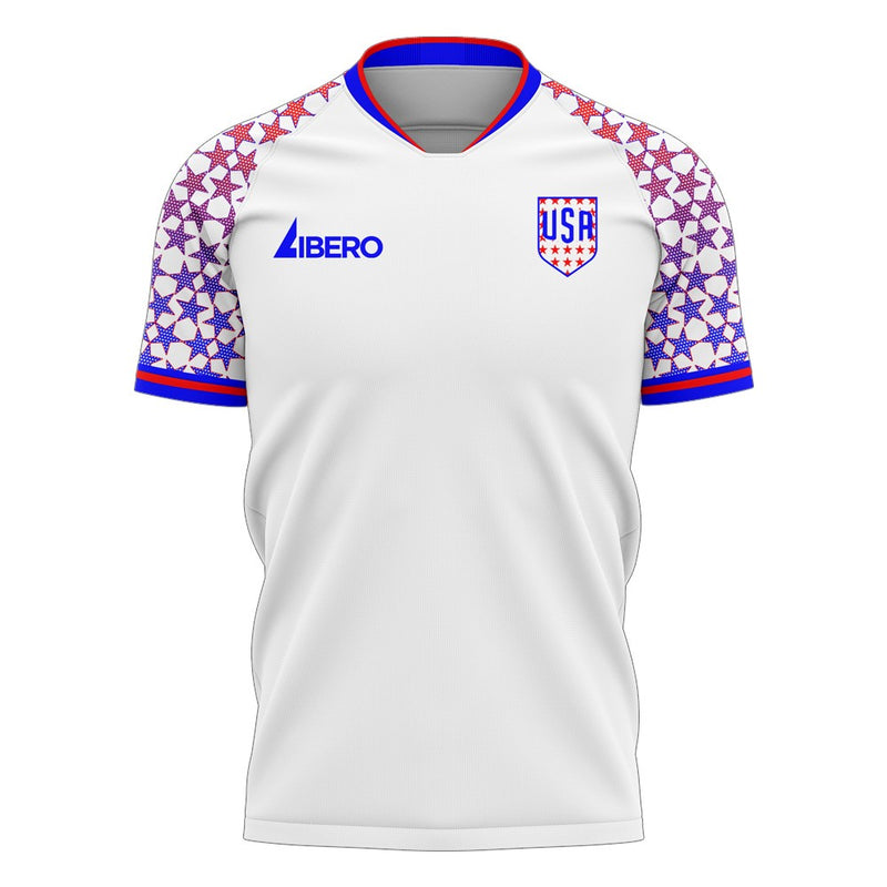 USA 2020-2021 Home Concept Football Kit (Libero) - Terrace Gear