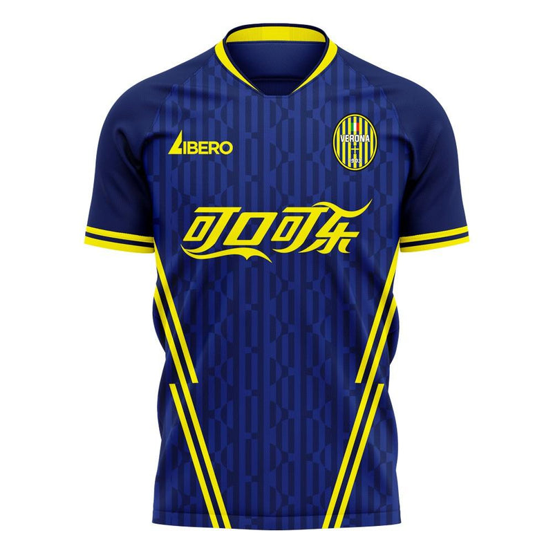 Hellas Verona 2020-2021 Home Concept Football Kit (Libero) - Kids