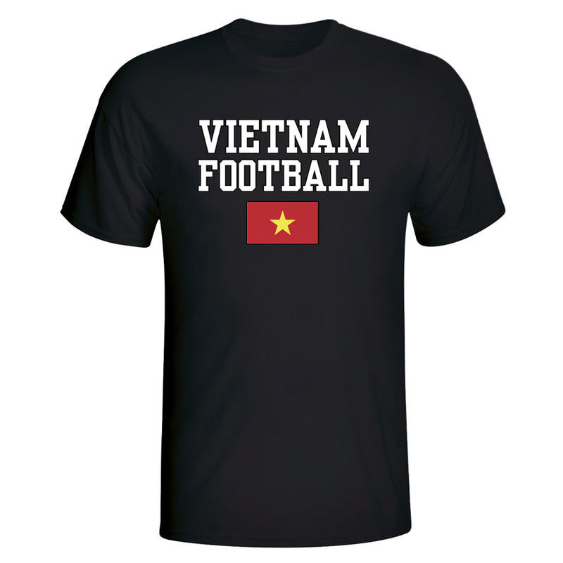 Vietnam Football T-Shirt - Black