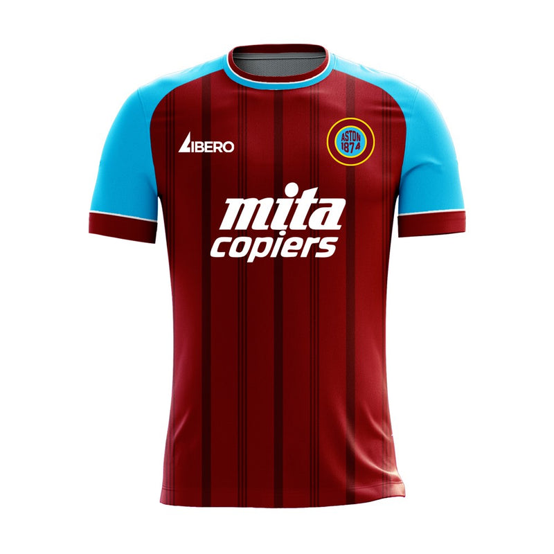 Villa 2020-2021 Home Concept Football Kit (Libero) - Terrace Gear