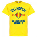Villarreal Established T-Shirt - Yellow - Terrace Gear
