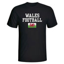 Wales Football T-Shirt - Black