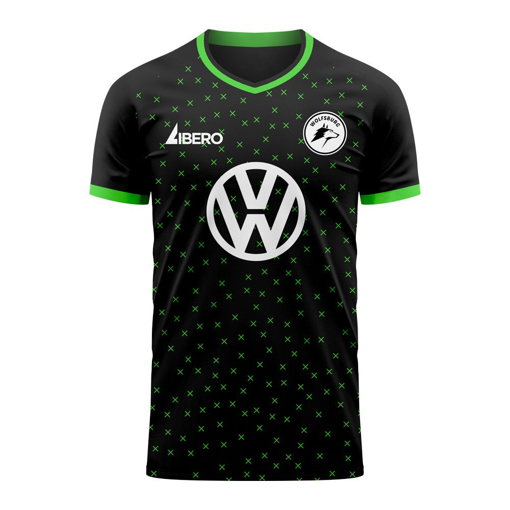 Maglia Vfl Maglia Wolfsburg 2022 Adidas Match-Issue Football Shirt