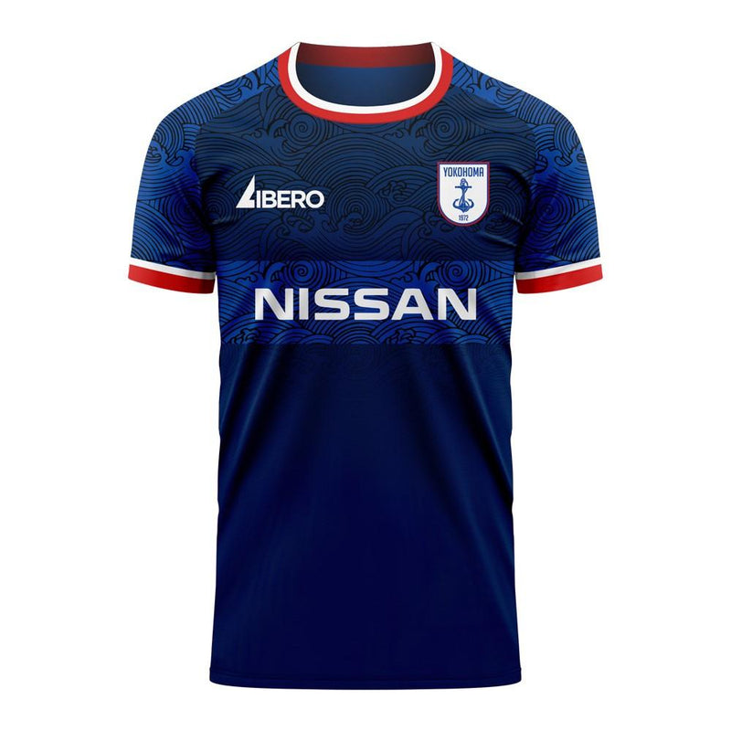 Yokohama Marinos 2020-2021 Home Concept Shirt (Libero) - Kids (Long Sleeve)