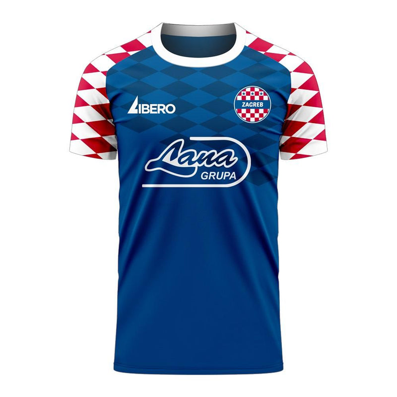 Dinamo Zagreb 2020-2021 Home Concept Football Kit (Libero) - Kids (Long Sleeve)