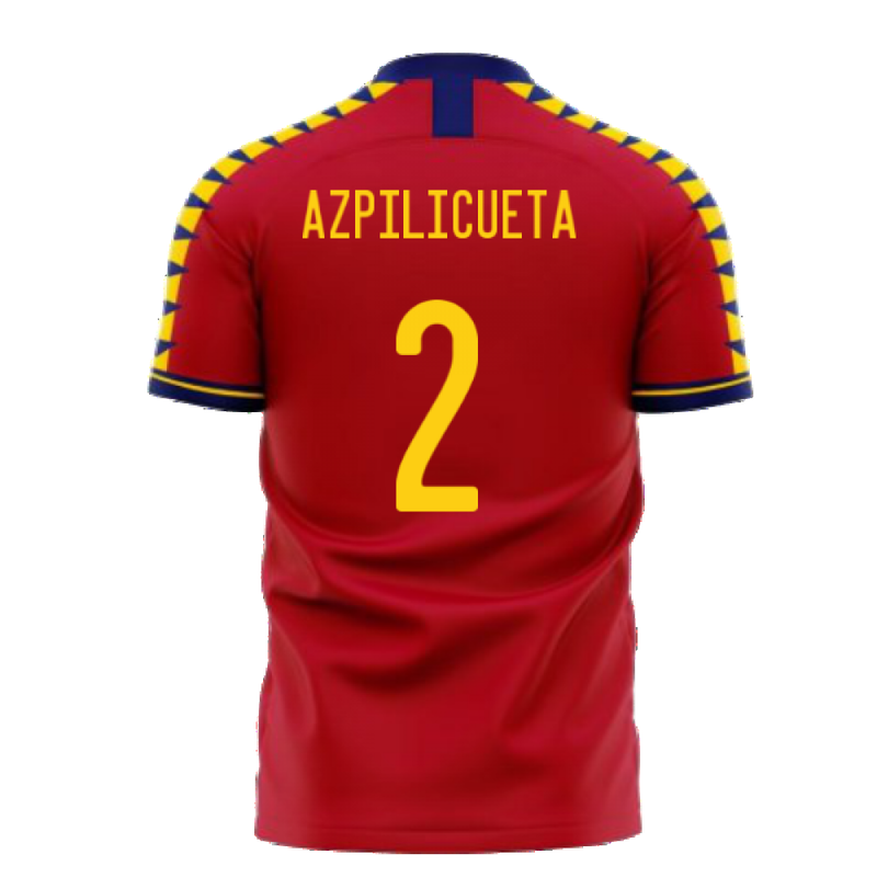 Spain 2020-2021 Home Concept Football Kit (Libero) (AZPILICUETA 2)