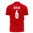 Aberdeen 2022-2023 Home Concept Football Kit (Airo) (DEVLIN 6)