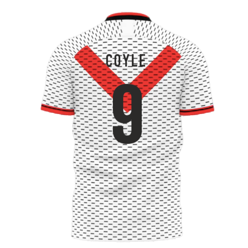 Airdrie 2023-2024 Home Concept Football Kit (Libero) (Coyle 9)